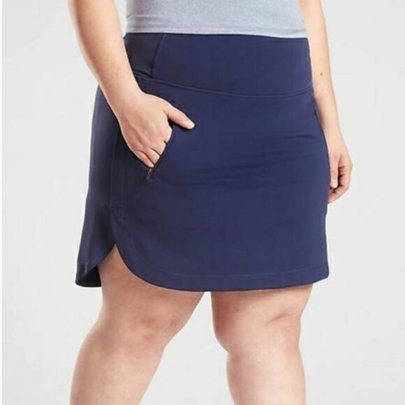 Athleta Pants - Athleta Fairway Golf Skort 18” in Navy Blue - Size 3x - EUC Pockets Shorts Skirt